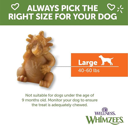 WHIMZEES Wellness Hedgehog Dog Dental Treats, Large Size, (6 Count)