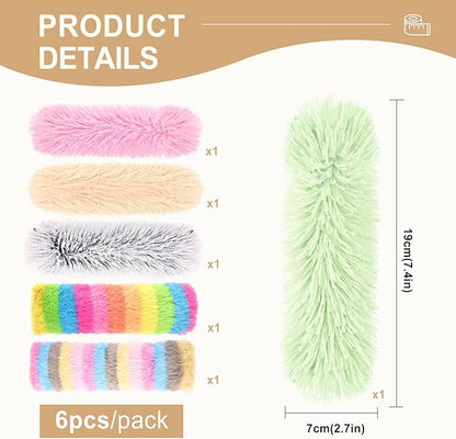 MehelloFeather Cat Toys Pillows 6Pcs Catnip Kicker Toys for Cats Promotes Kitty Exercise