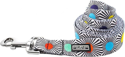 Lucky Love Dog Leash – Soft, Durable, and Comfortable Leash with Vibrant Patterns – Stylish and Long Lasting for Large Male and Female Dogs – SOCO, Large