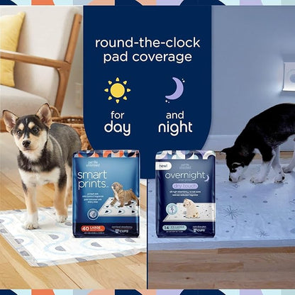 Pet Life Unlimited Overnight XXL Puppy Pads 30"x36" – 28 Count | Leak-Proof Extra-Extra-Large Dog Training Pads with Overnight Protection & Chamomile Vanilla Scent | USA Made