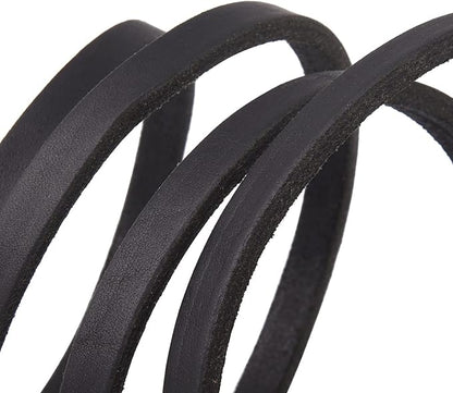 Dog Leash, 4ft 5ft 6ft Geniune Leather Dog Leash for Small Dogs, Dog Training Walking Running Black