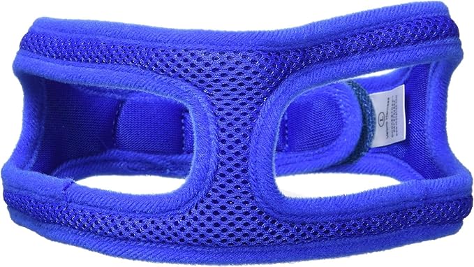 ChokeFree Velpro Mesh Pet Shoulder Harness Collar, 15"-16", Blue