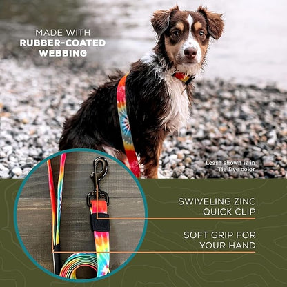 Wilderdog Waterproof Dog Leash - Repels Water & Dirt - Tie Dye