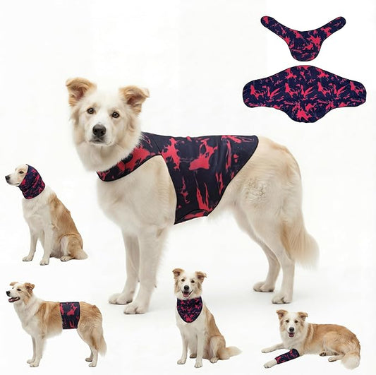 DAJIDALI® Dog & Cat Anxiety Vest & Female Spay Recovery Suit – Silent No-Velcro Calming Wrap – Universal Fit for All Breeds (Including Corgi & Frenchie)
