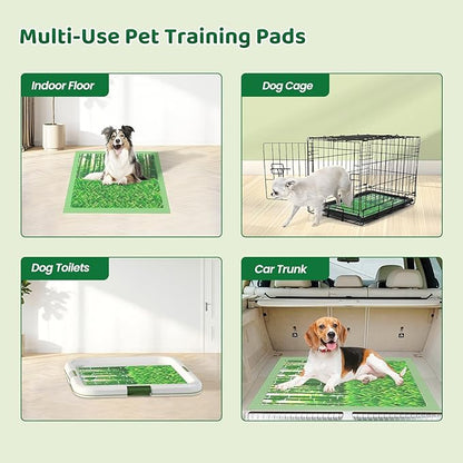 DOGGO DOUG Puppy Pads XL 30 Count - 28"x34" Extra Large Pee Pads for Dogs Odor Blocking, Leak-Proof Potty Training Pad Super Absorbent, 6-Layer Leak-Bamboo Patterns Dog Pads