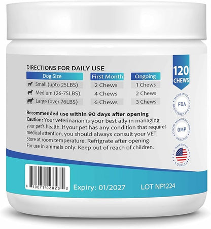 Hemp Calming Treat for Dogs - 120 Chews