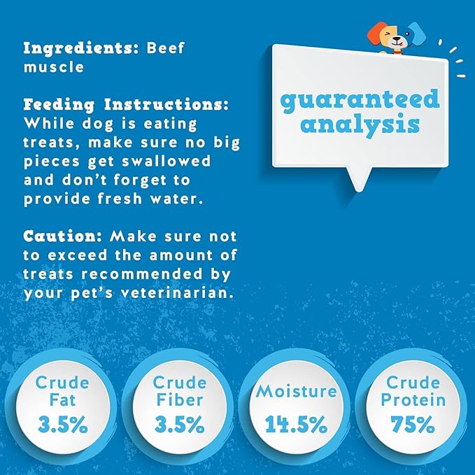 Jack&Pup 12 Inch Junior Bully Stick Dog Chew - Single Ingredient, All Natural Puppy Treat Chews - Great for Teething Puppies (5 Pack)