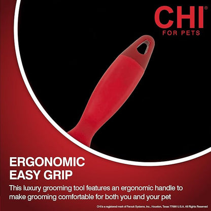 CHI for Dogs Rubber Fur Accumulator Brush - Multi-Use Dog Grooming Tool for Loose Hair and Lint - Effective Fur and Lint Remover for Furniture, Clothing, and Car Seats - Easy to Clean