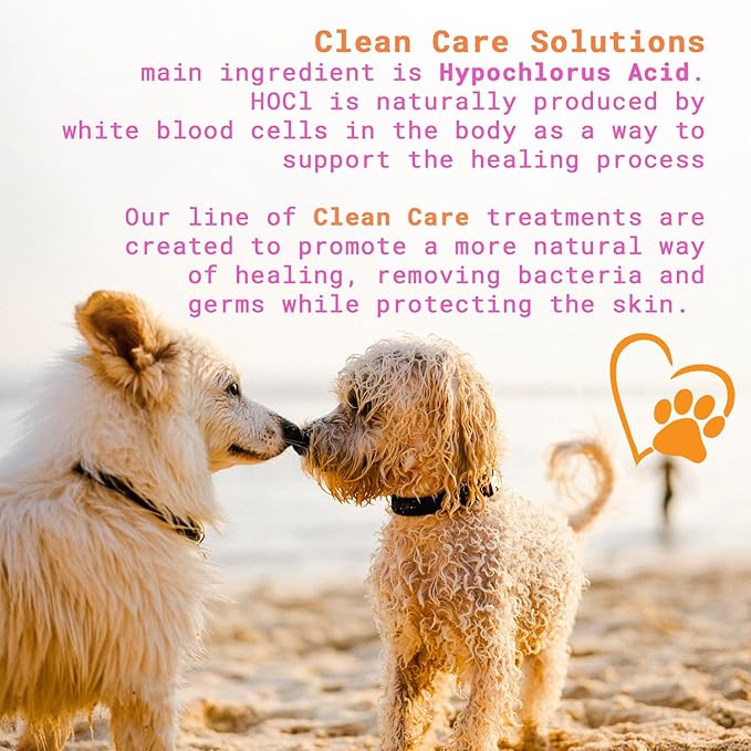 Hypochlorous Acid Spray for Pets - Pet Wound and Skin Care - Non-Stinging, Natural Formula, Relieves Itching - 237ml
