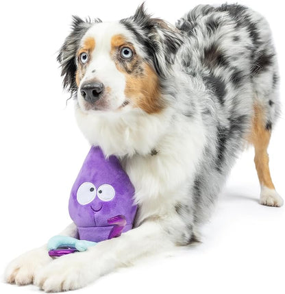 Huxley & Kent Slappies for Dogs | Squiggly Squid (Small) | Squeak & Shake Dog Toy | No Stuff Squeaky Toy, TPR Ball in Head | Simulates Hunting Nature for Dogs