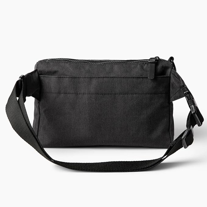 Cleverpup, Dog Walk & Train Sling Bag - Hands-Free 2-In-1 Treat Pouch, Poop Bag Holder, Clicker, Phone Pocket - Crossbody/Fanny Pack, Adjustable Strap - Graphite