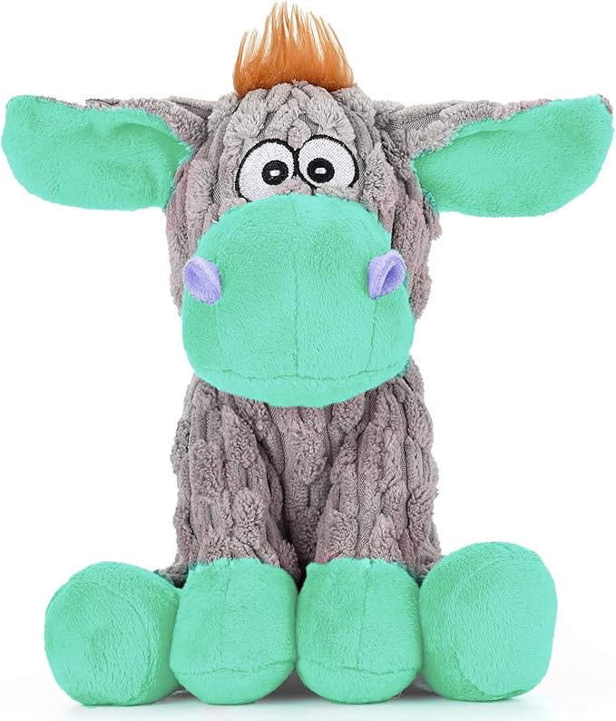 Dog Toys, Interactive Dog Squeaky Toys, Tough Crinkle Stuffed Animal Chew Toy for Small, Medium, Large Breeds, Plush Toy to Keep Them Busy, Pet Toys for Dogs