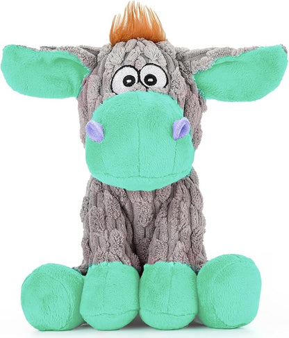 Dog Toys, Interactive Dog Squeaky Toys, Tough Crinkle Stuffed Animal Chew Toy for Small, Medium, Large Breeds, Plush Toy to Keep Them Busy, Pet Toys for Dogs
