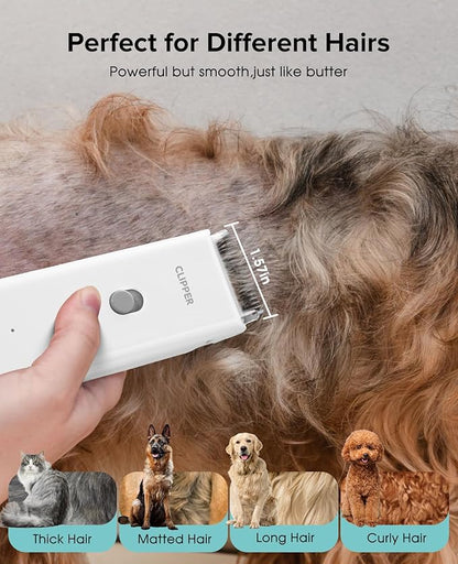 Tawiijou Replaceable Pet Dog Grooming Ceramic Blades, 3 Pack Detachable Pet Clipper Blade for Dogs & Cats