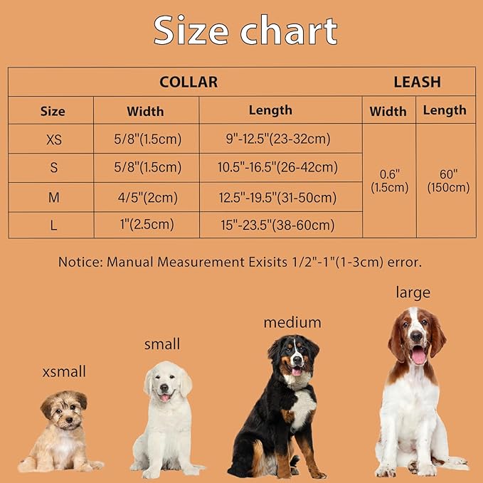 Dog Collar and Leash Set Adjustable Girls Puppy Floral Collars with Bow Tie for Small Medium Large Dogs(L, Feather)