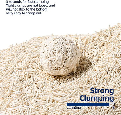 OPET Tofu Cat Litter with Odor Control, 17 lb Clumping Cat Litter, Ultra Absorbent, 100% Natural Ingredients, Flushable| Dust Free| Low Tracking (Fresh, 17 lb)