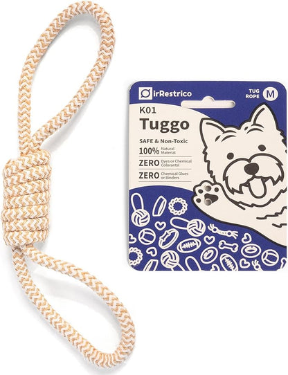IRRESTRICO Puppy Chew Toys for Teething, Durable Dog Rope Toys for Small and Medium Dogs, Interactive Chew Rope for Training, M Size