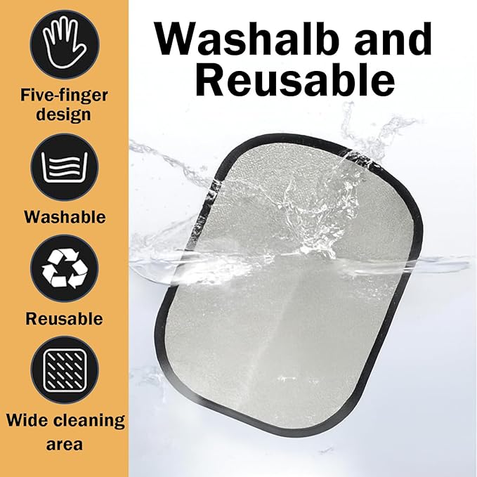 Anazzly Pet Hair Removal Glove with Electrostatic Technology, Pet Hair Gloves for Dogs and Cats, Washable Pet Hair Remover Tool for Sofas, Carpets, Car Seats and Bedding