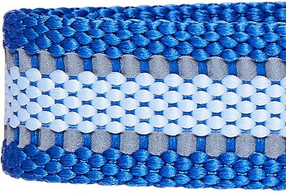 Blueberry Pet Medium Dog Collar in Reflective Navy Blue | Adjustable Classic Nylon Strap | Durable, Stylish & High-Visibility Dog Gear