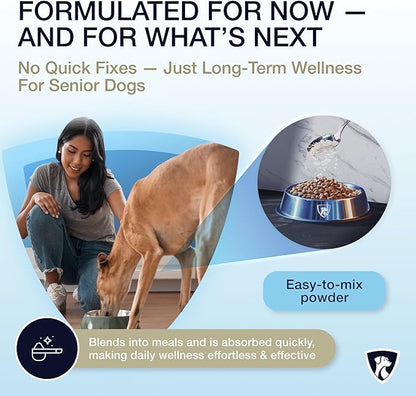 Select Digestive Senior Dog Probiotic Powder 30 Scoops | Beef Flavored Dog Probiotics for Digestive Health, Supports Gut Health, Scratching, Itchy & Dry Skin, Allergies 2.1 Oz | 7 Bn CFU
