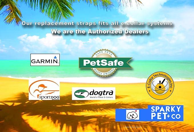 Sparky Pet Co - Surefit ECollar Replacement Strap - Bungee Dog Collar-Waterproof -Adjustable- Secure Nexus Wheel Lock-for Electronic Training & Invisible Fence Systems -3/4" Green