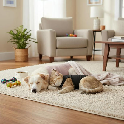 DAJIDALI® Dog & Cat Anxiety Vest & Female Spay Recovery Suit – Silent No-Velcro Calming Wrap – Universal Fit for All Breeds (Including Corgi & Frenchie)