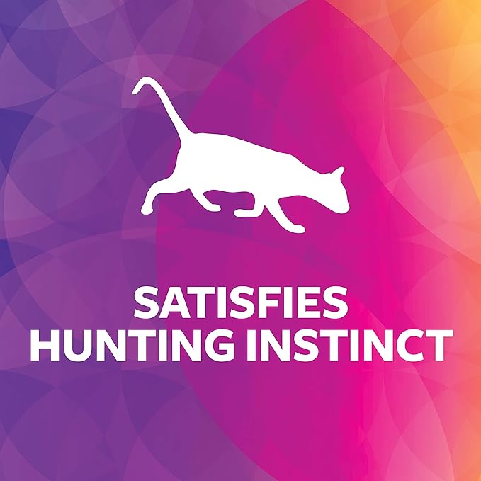 Instincts by SmartyKat HappyNip Zingy Zebra Feathered Toss & Chase Interactive Cat Toy, Contains Catnip & Silvervine - White/Black, One Size