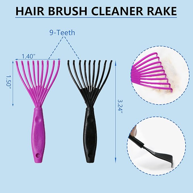 EAFBAO Extra Long Pin Brush for Large Dogs, Remove Loose Fur and Tangles; 5-in-1 Dog Grooming Brush for Long Haired Dogs&Cats