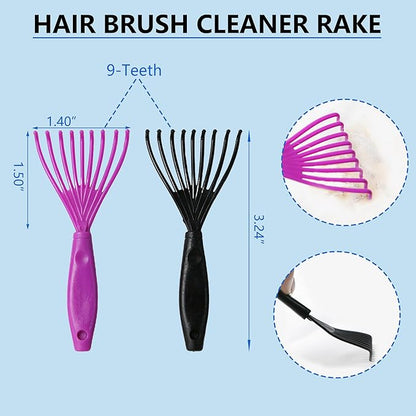 EAFBAO Extra Long Pin Brush for Large Dogs, Remove Loose Fur and Tangles; 5-in-1 Dog Grooming Brush for Long Haired Dogs&Cats