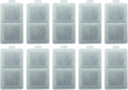 Pet Standard Replacement Large Water Filter Compatible With Whisker City® Automatic Pet Fountain, Pack of 10