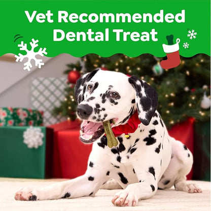 Greenies Veterinarian-Recommended, Limited-Edition Natural Dental Dog Treats Large Size, Gingerbread Flavor, 6 oz. Pack, 4 Count