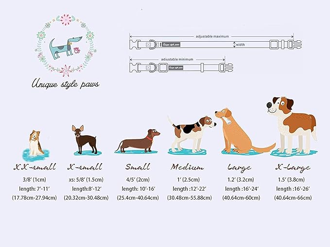 Unique style paws Plaid Dog Collar with Bow Pet Gift Adjustable Soft and Comfy Bowtie Collars for Small Medium Large Dogs