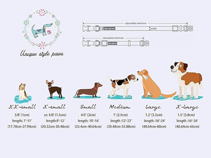Unique style paws Plaid Dog Collar with Bow Pet Gift Adjustable Soft and Comfy Bowtie Collars for Small Medium Large Dogs