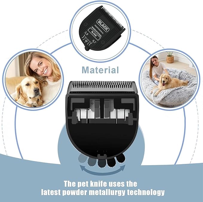 1PCS Adjustable 5 in 1 Replacement Blades Compatible with Wahl 5 in1 Clipper Bravura, Chromado, Creativa, Figura, Motion, Supergroom Dog Grooming Clippers (Black)