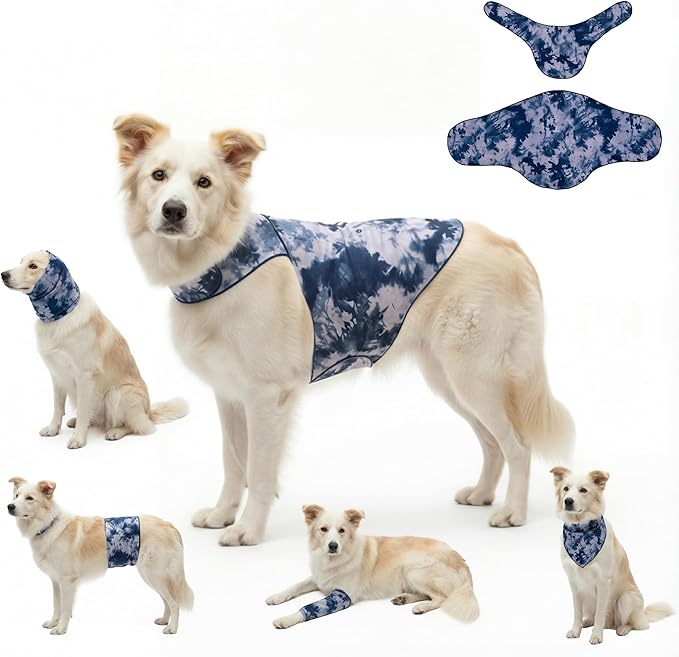 DAJIDALI® Dog & Cat Anxiety Vest & Female Spay Recovery Suit – Silent No-Velcro Calming Wrap – Universal Fit for All Breeds (Including Corgi & Frenchie)