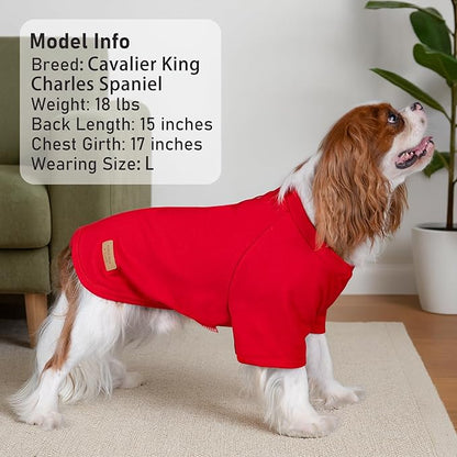 KYEESE 3Pack Dog Sweater, Soft Pet Sweatshirt Stretchy Lightweight Dog Sweater for Medium Large Dogs Girl Boy, Pullover Fleece Pet Shirt Clothes with Sleeves, 2XL