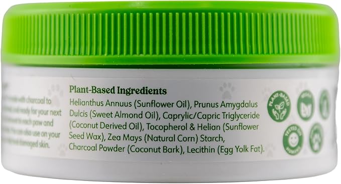 Dog Paw Balm – All Natural Pad Moisturizer for Dogs, Lick Safe Paw Wax for Dry Cracked Paws, Nose & Elbow Protection, Winter & Hot Pavement Relief