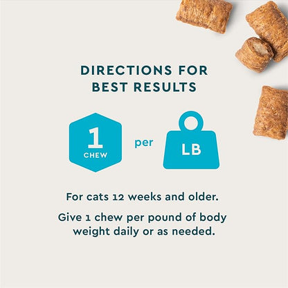 VetIQ Cat Probiotics Supplement – Probiotic, Prebiotic & Postbiotic for Cats, Digestive & Gut Health Support, Constipation & Diarrhea Relief, Chicken Flavored, 3.7 oz