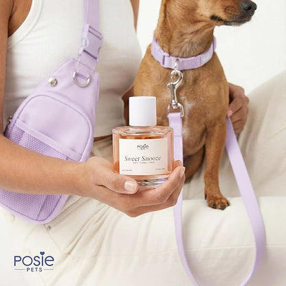Posie Pets Dog Cologne Spray with Long Lasting Jasmine, Musk, and Vanilla Scent - Vegan Alcohol-Free Pet Deodorizer for Smelly Dogs - Water-Based Luxury Puppy Grooming Fragrance - Sweet Snooze, 100ml