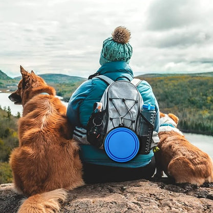 Paercute Collapsible Dog Bowl, Lightweight and Portable, Ideal for Travel, Hiking, Camping, and Everyday Use