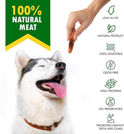Beloved Pets Sweet Potato Dog Treats & Healthy Chicken Chews 10.6 Oz - Puppy Snacks & Soft Bones for Large, Medium & Small Breeds - Natural Dog Food & Grain-Free, Rawhide-Free Training Jerky Wraps
