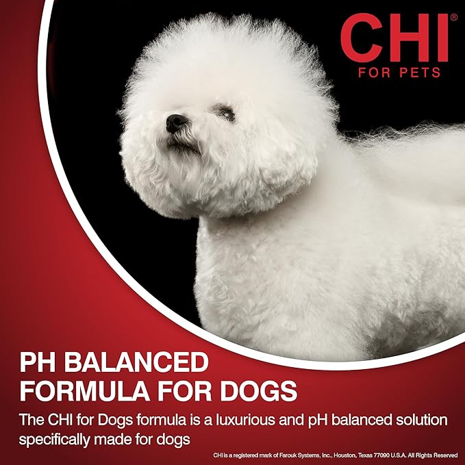 CHI for Dogs Detangling Finishing Spray - Best Leave-In Solution for Tangles and Knots - Dog Grooming Mist for Puppies and Adults - Sulfate and Paraben Free - Made in USA, 10 Fl Oz