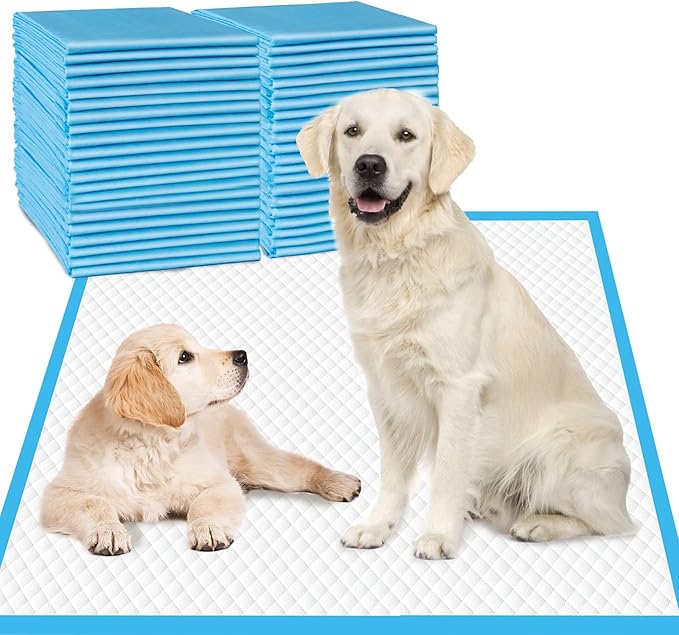 DEEP DEAR Dog Pee Pads Extra Large, 36"x36" Puppy Pads for Training, Leak-Proof Pee Pads for Dogs, Super Absorbent Puppy Potty Pads, Disposable Pet Pads for Puppies, Cats, Rabbits (30-Count)