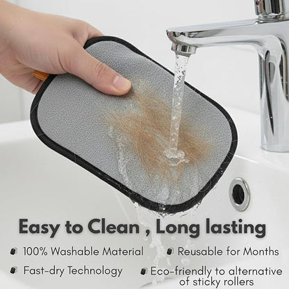 2 PCS Electrostatic Pet Hair Removal Glove for Laundry Best Dog Hair Remover Glove Magic Brush for Pet Fur Removal on Couch Use for Cat Grooming Supplies Dog Grooming Tool