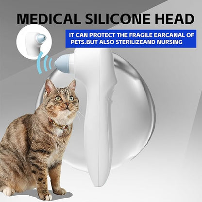 Ear Care Pro for Cats & Dogs- Soothing Relief from Ear Mite & Tick at-Home Ear Comfort with Ozone Technology Cleans Ears & Prevents Infections