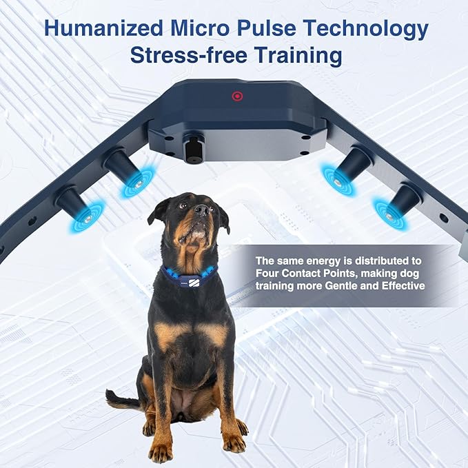 Dog Shock Collar - 4200FT Dog Training Collar with Remote for 20-140lbs Dogs, Innovative E Collar for Dogs Training with 4 Training Modes, Rechargeable Electric E-Collar for Large Dogs