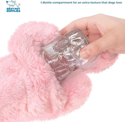 Best Pet Supplies Interactive Squeaky Dog Chew Toy, Ideal Dog Toys for Chewers, Small, Medium & Large Dogs, and Fetch Lovers - Pack of 4 (Various Style-Color), Medium