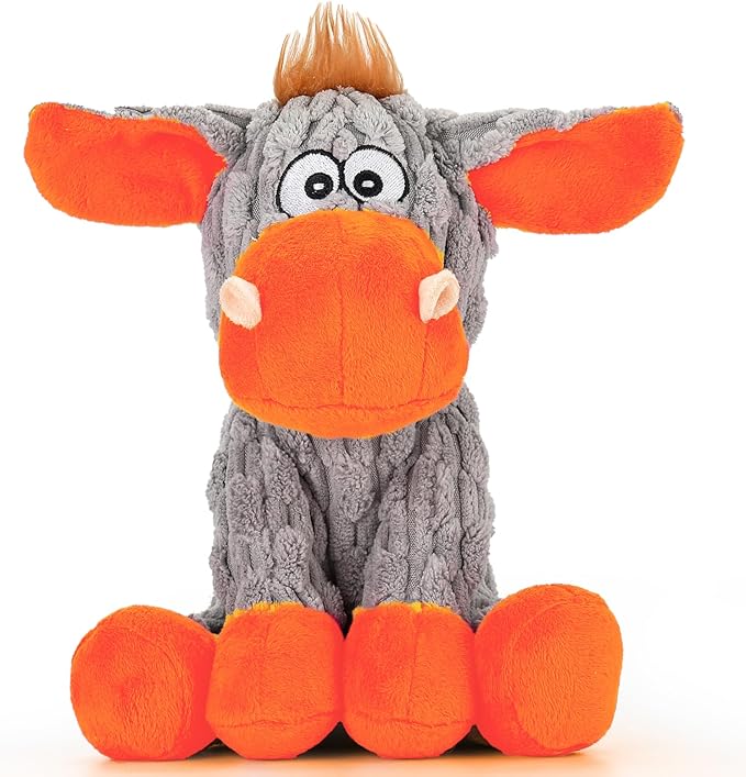 Squeaky Dog Toys, Tough Chew Toys for Dogs, Crinkle Interactive Squeaky Stuffed Dog Toy for Small Medium Large Breeds, Plush Dog Toy to Keep Them Busy, Pet Toys for Dogs