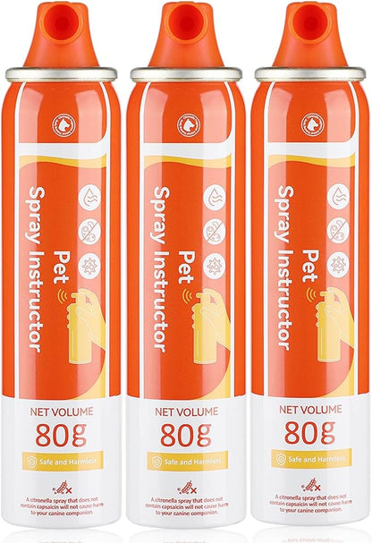 ANSJDH Spray Corrector Dog 80ml 3 Pack Spray Dog Trainer, Corrector Spray for Dog to Stops Barking, Jumping Up, Food Stealing, Dog Fights, Avoidance, Unwanted Dog Behaviour