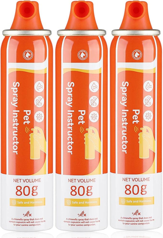 ANSJDH Spray Corrector Dog 80ml 3 Pack Spray Dog Trainer, Corrector Spray for Dog to Stops Barking, Jumping Up, Food Stealing, Dog Fights, Avoidance, Unwanted Dog Behaviour